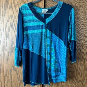 Parsley and Sage 3/4 sleeve top